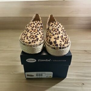 NIB Dr. Scholls "Find Me" Cheetah Print slip on shoes size 8.5 M